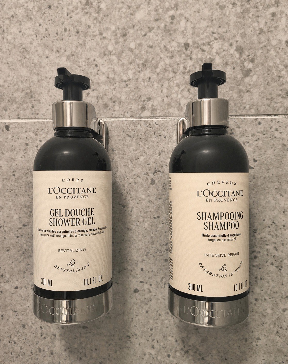 L’Occitane toiletries in the bathroom of studio 401