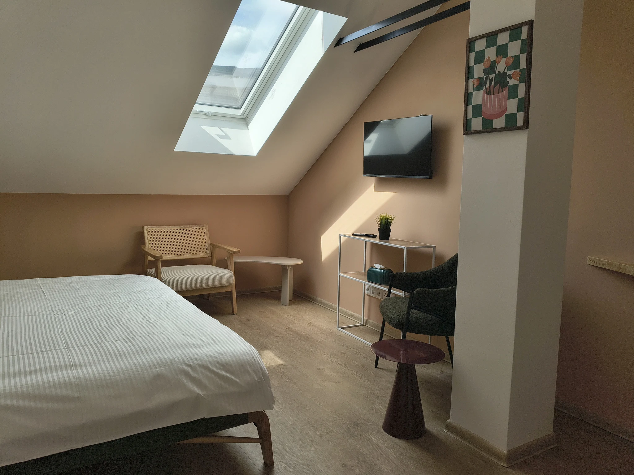 Room 402 on the fourth floor at CHILL Apartments