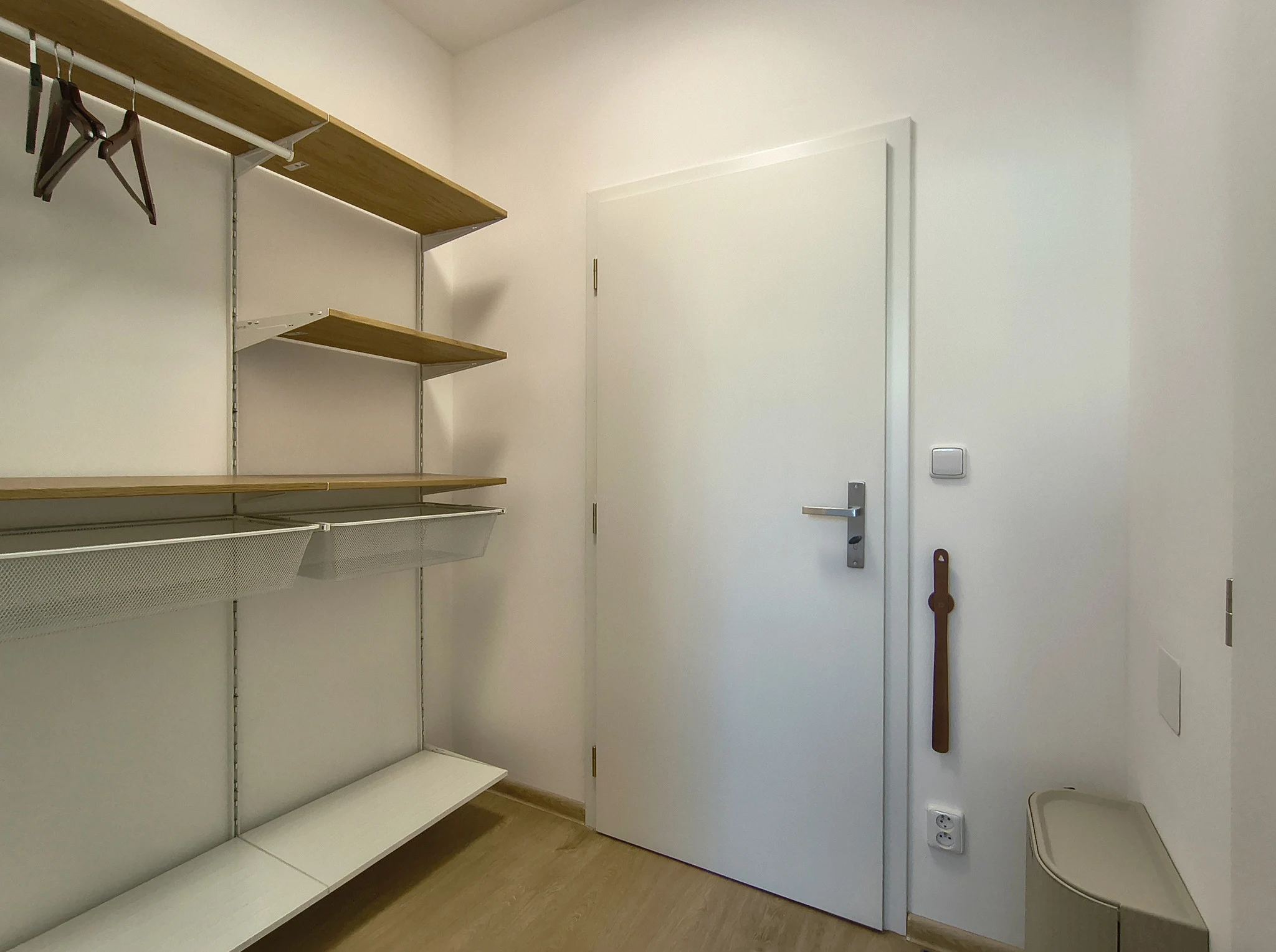Interior or bathroom photograph of room 406 at CHILL Apartments