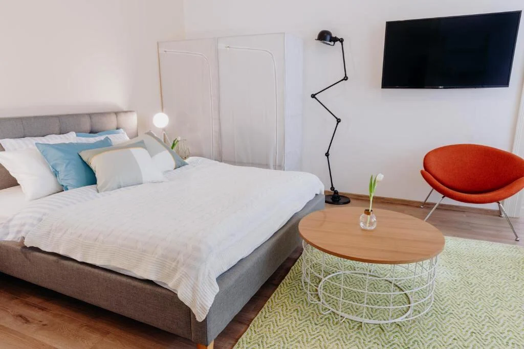 První King spací zóna v apartmánu kategorie Deluxe XXL